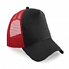 Gorra 5 Paneles Beechfield - Color Black / Classic Red